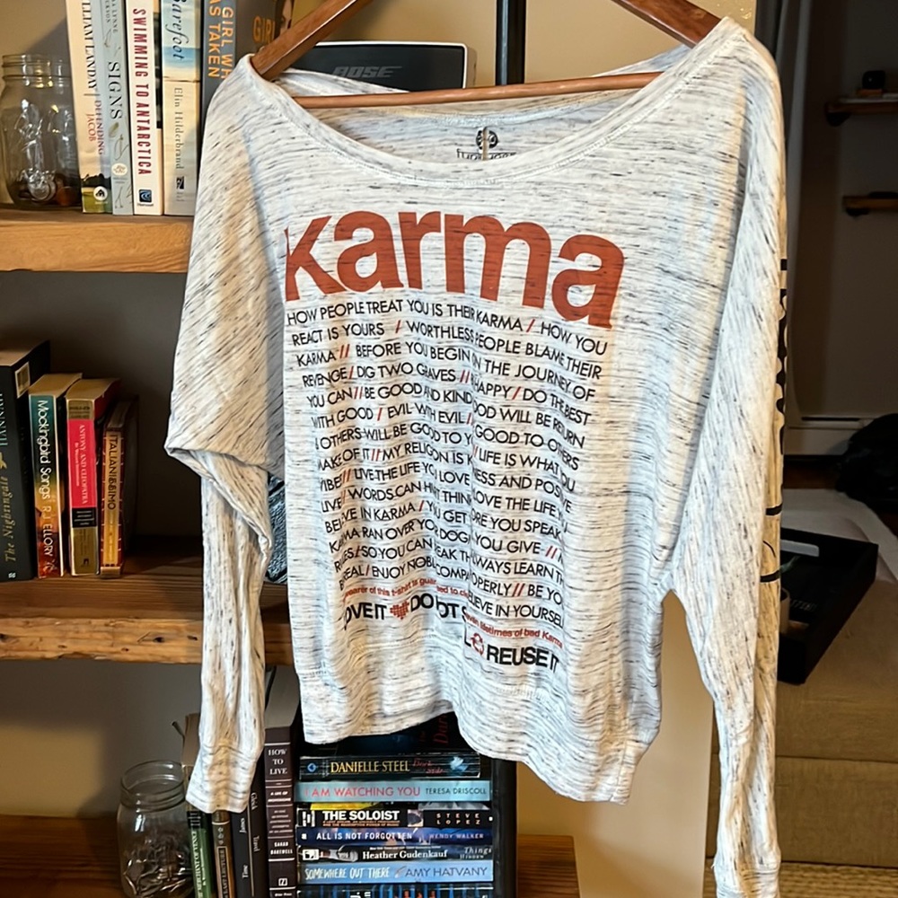 Karma Long sleeve yoga shirt size small!